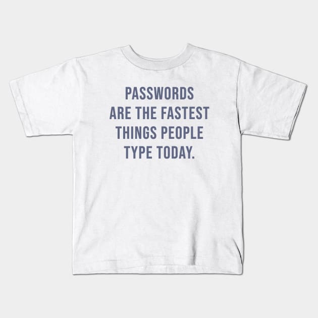 Password Kids T-Shirt by Infectee